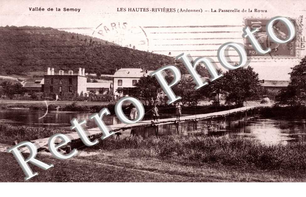 la passerelle de la Rowa