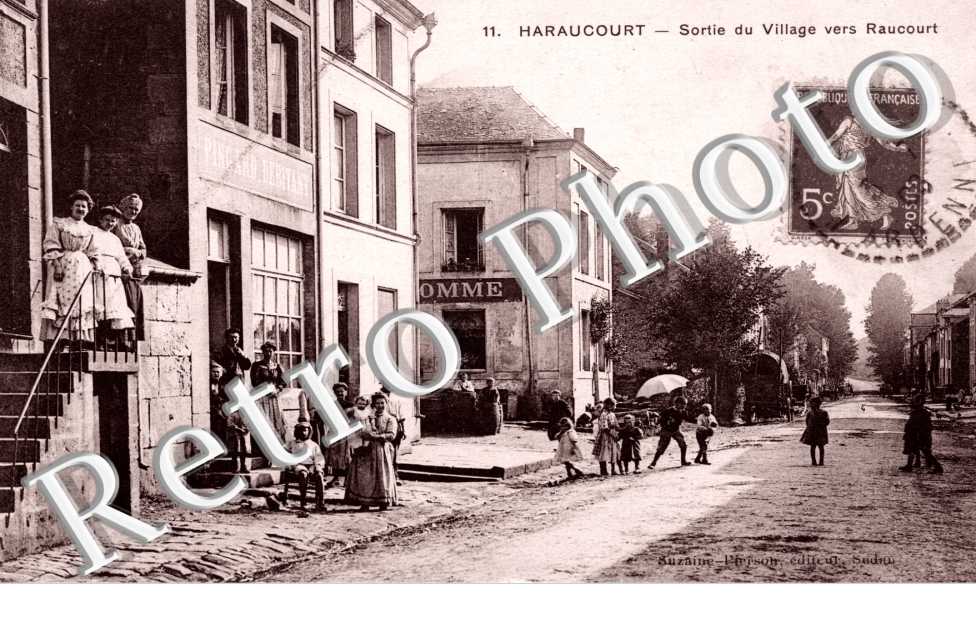 sortie du village vesr Raucourt