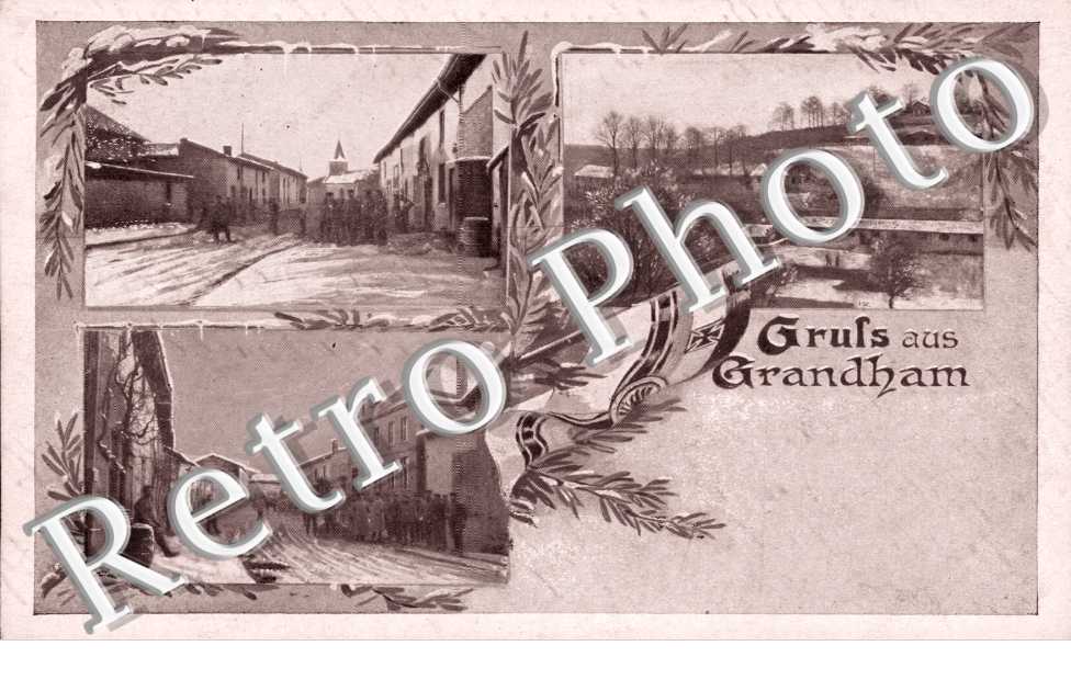 soldats allemands, guerre (Gruss aus Grandham)