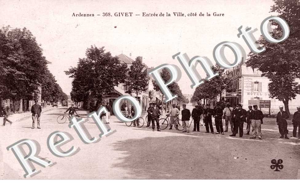 entree de la ville cote de la gare