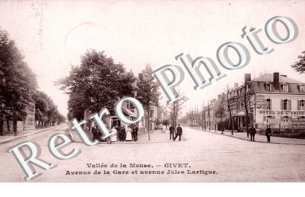 avenue de la Gare et avenue Jules Lartigue