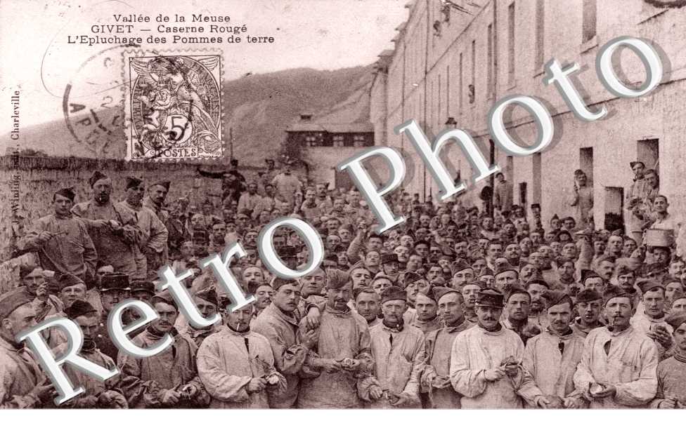 caserne Rouge, l'epluchage des pommes de terre