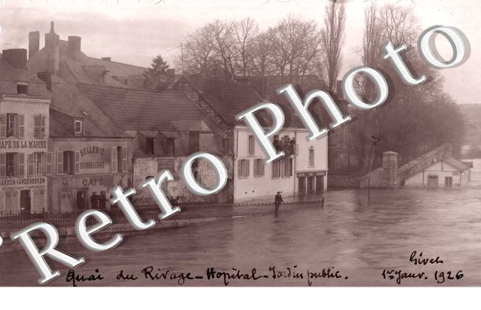 janvier 1926, Quai du Rivage inondations 