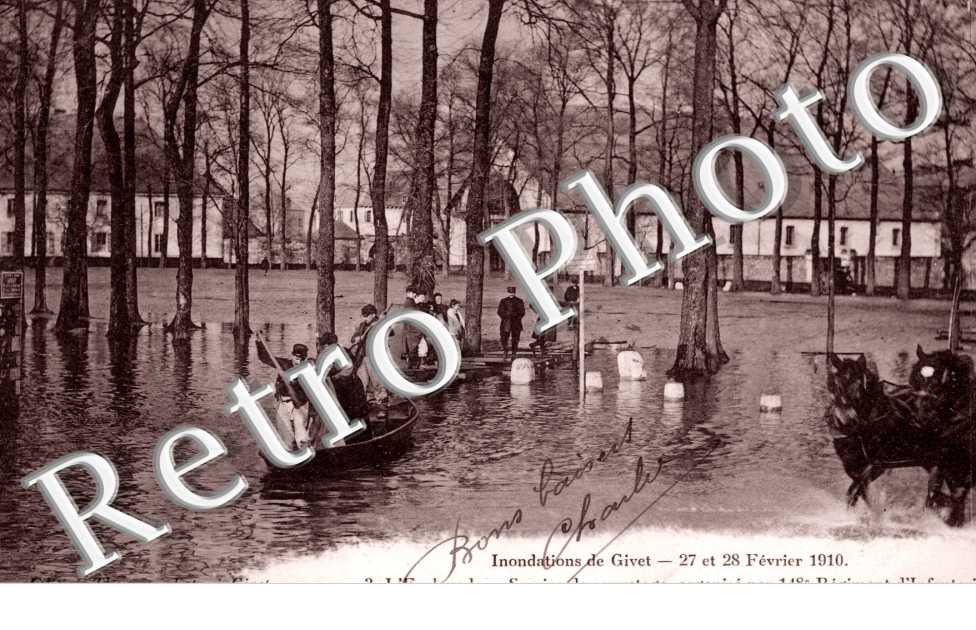 Inondations fevrier 1910, Esplanade