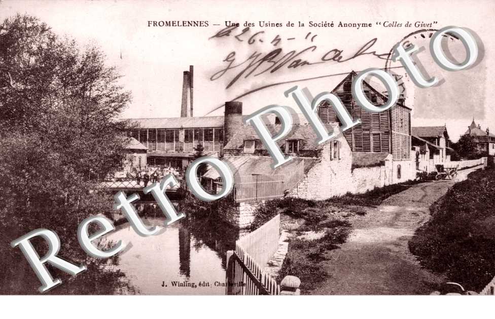 une des usines de la societe anonyme "Colles de Givet "