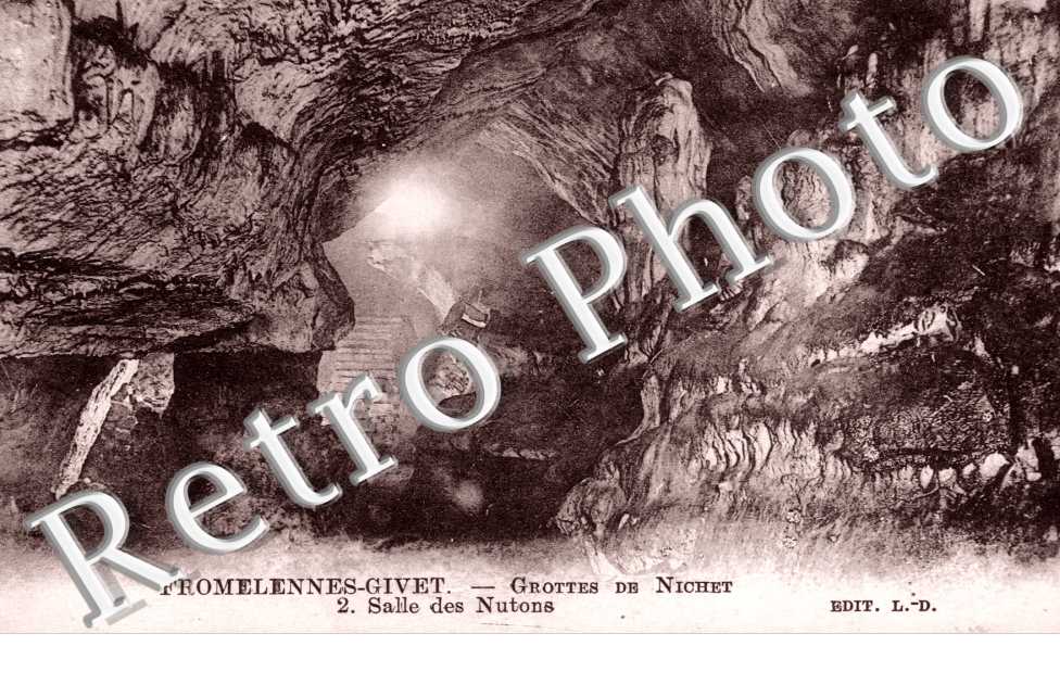Fromelennes-Givet, grottes de Nichet, salle des nutons