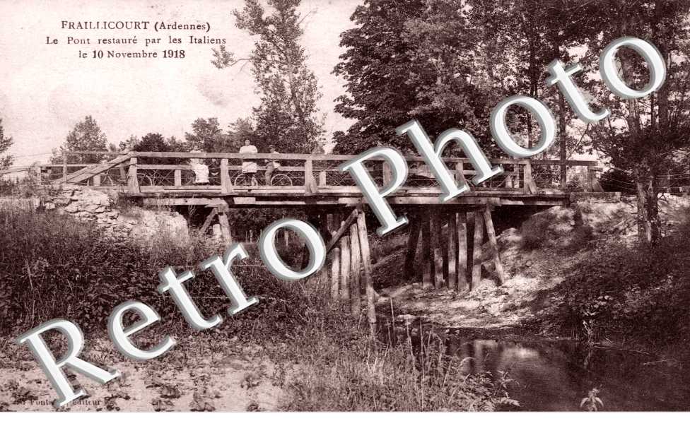 le pont restaure par les italiens le 10 novembre 1918