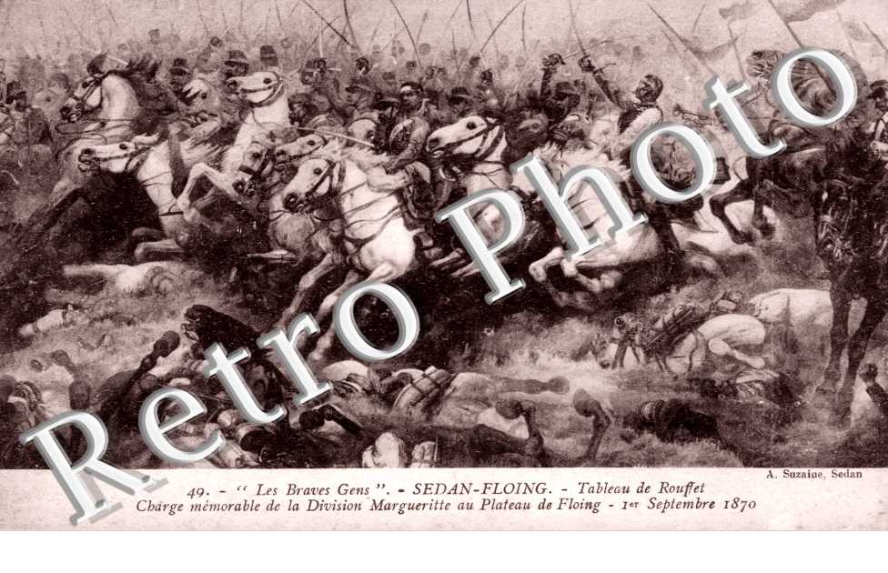 les "Braves Gens", Sedan-Floing, tableau de Roufflet, charge de la division Margueritte