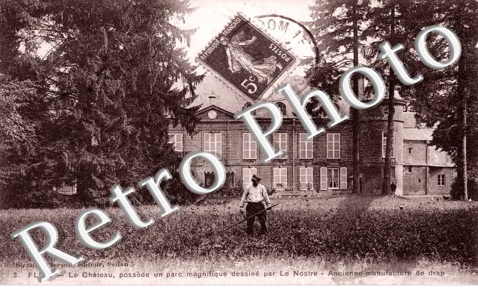 le chateau, possede un parc magnifique dessine par Le Nostre, ancienne manufacture de draps