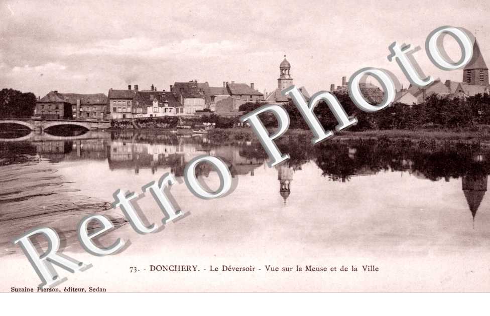 le deversoir, vue sur la Meuse et de la ville