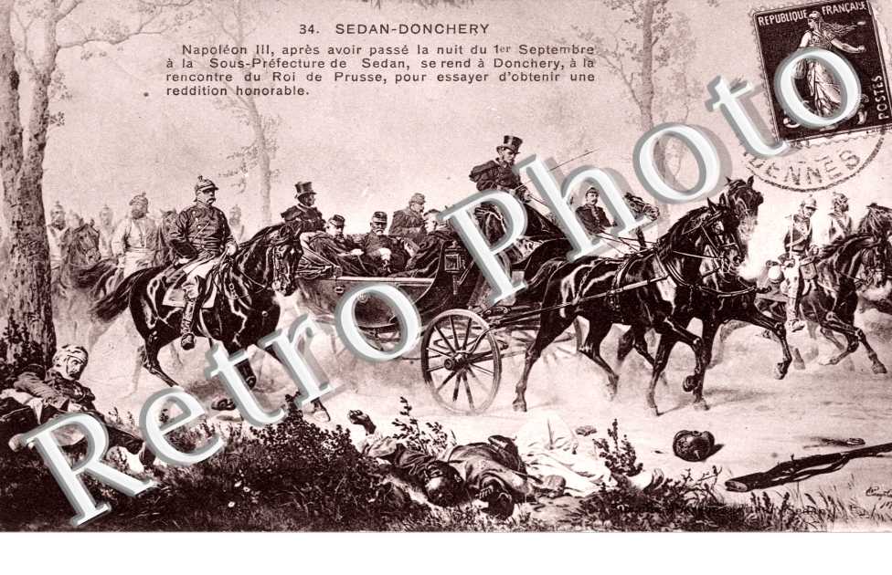 Napoleon III se rend a Donchery
