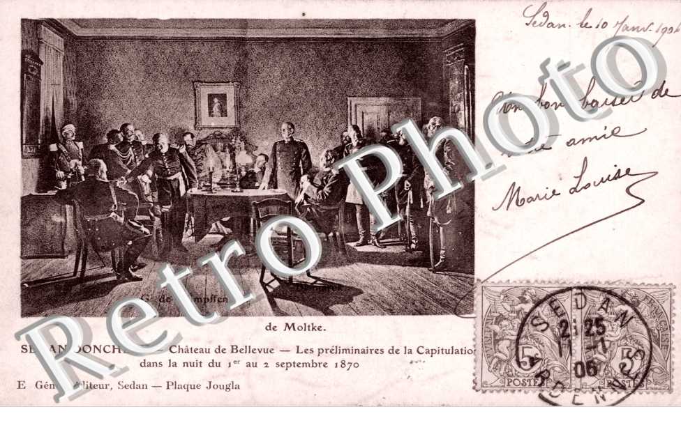 Chateau de Bellevue, les preliminaires der la Capitulation