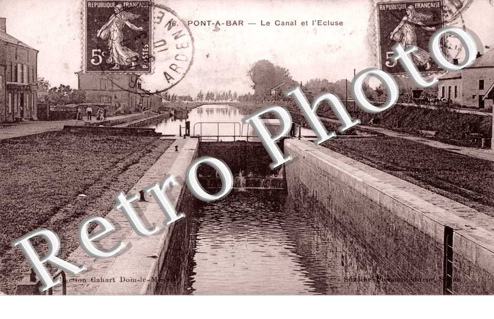 le canal et l'ecluse