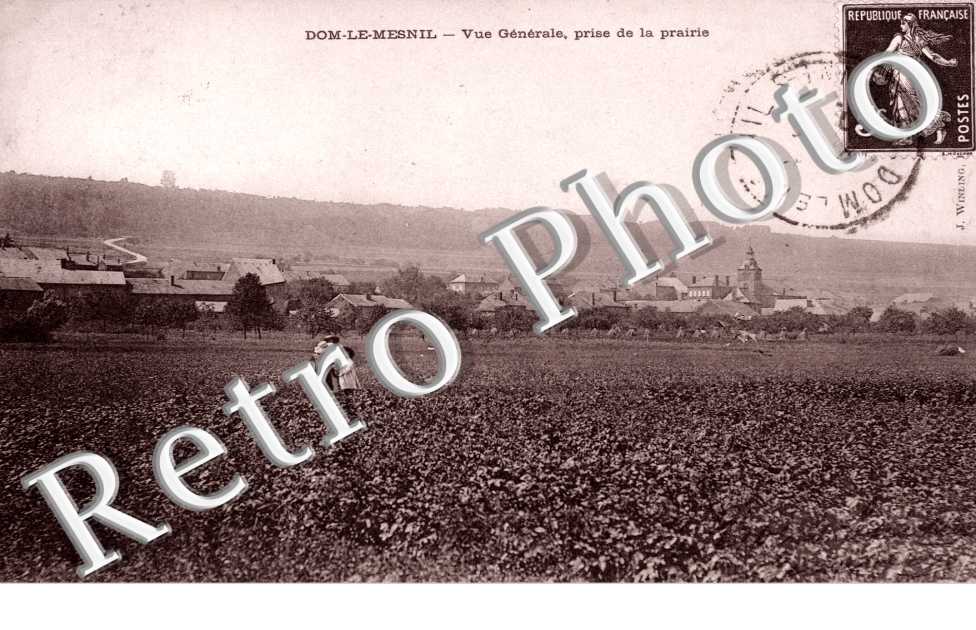 vue generale, prise de la prairie