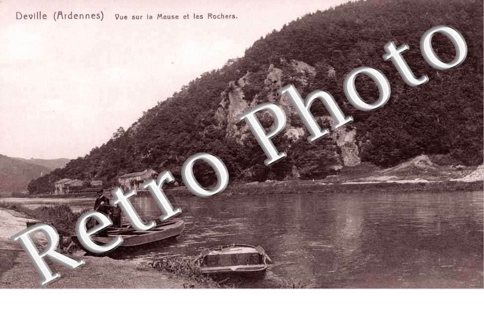 vue sur la Meuse et les rochers