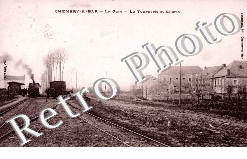 la gare, la tournerie et scierie