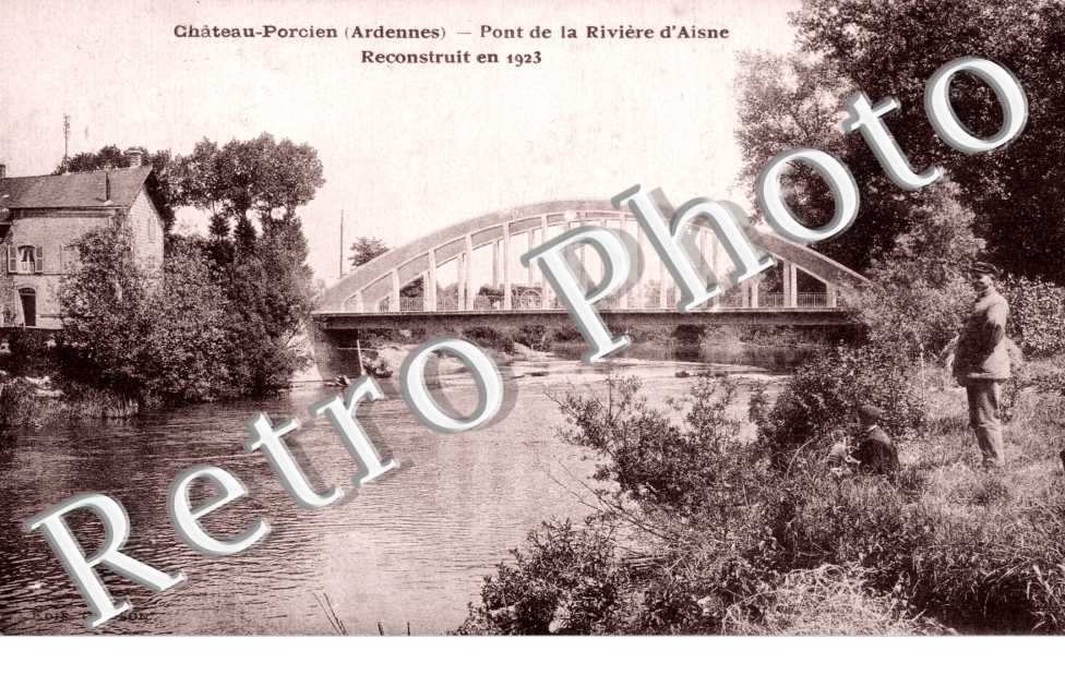 pont de la riviere d'Aisne reconstruit en 1923