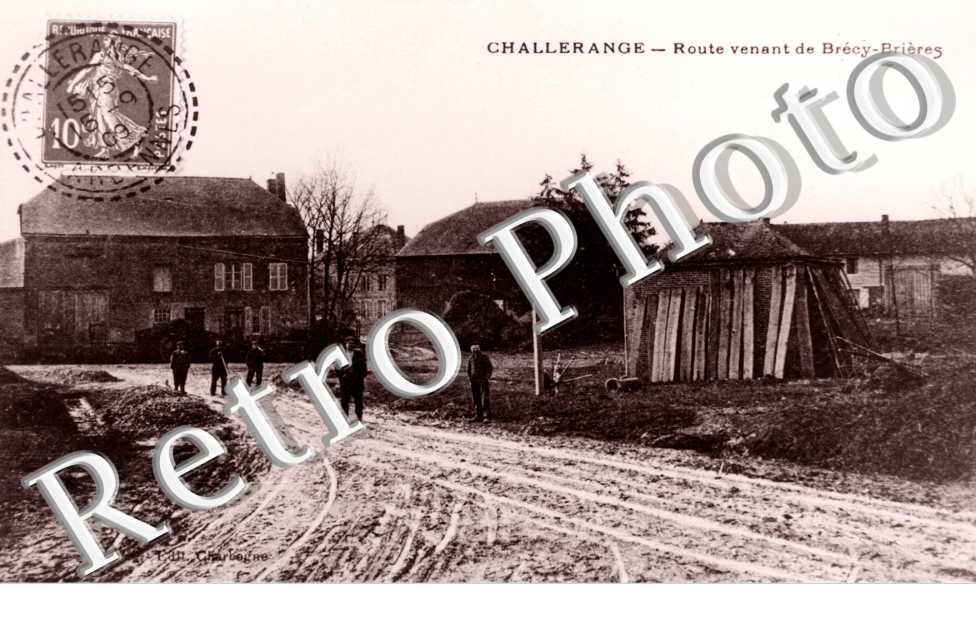 Route venant de brecy