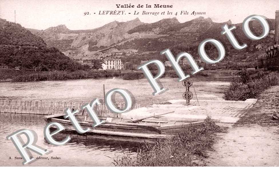 Levrezy - le barrage et les 4 fils Aymon