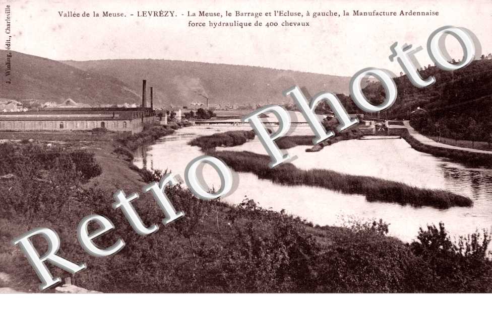 Levrezy, la Meuse, la Barrage et l'Ecluse