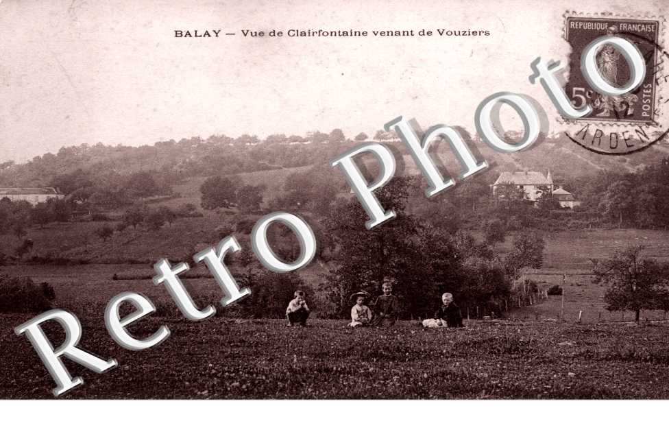 vue de Clairefontaine venant de Vouziers