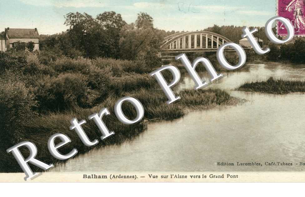 vue sur l'Aisne vers le grand pont