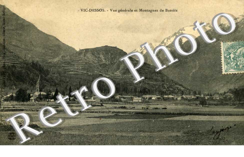 Vue generale et montagne de Bassies