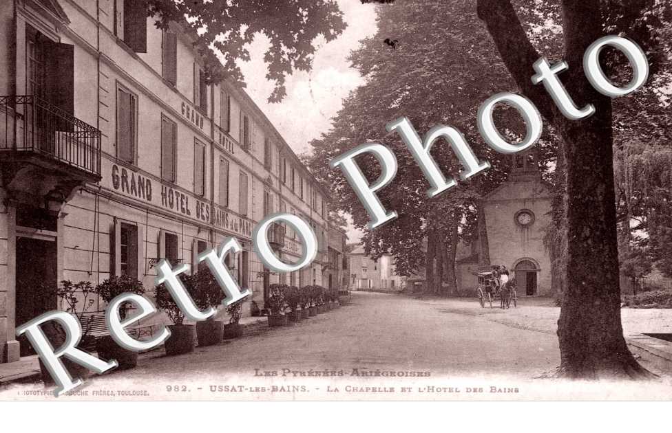 la chapelle  et l'hotel des bains