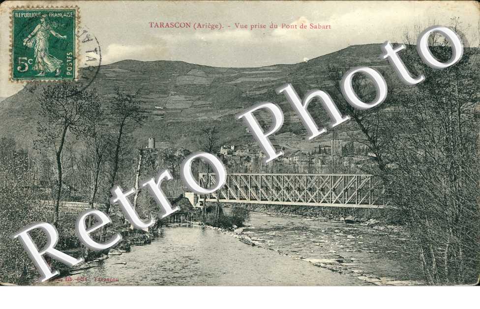 vue prise du pont de Sabart