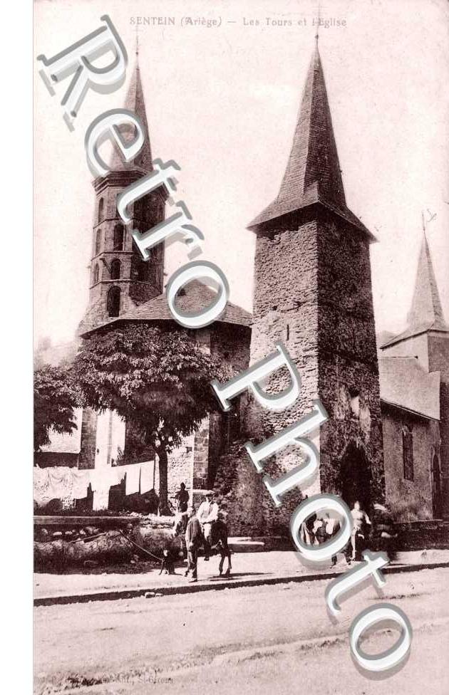 les tours et l'eglise