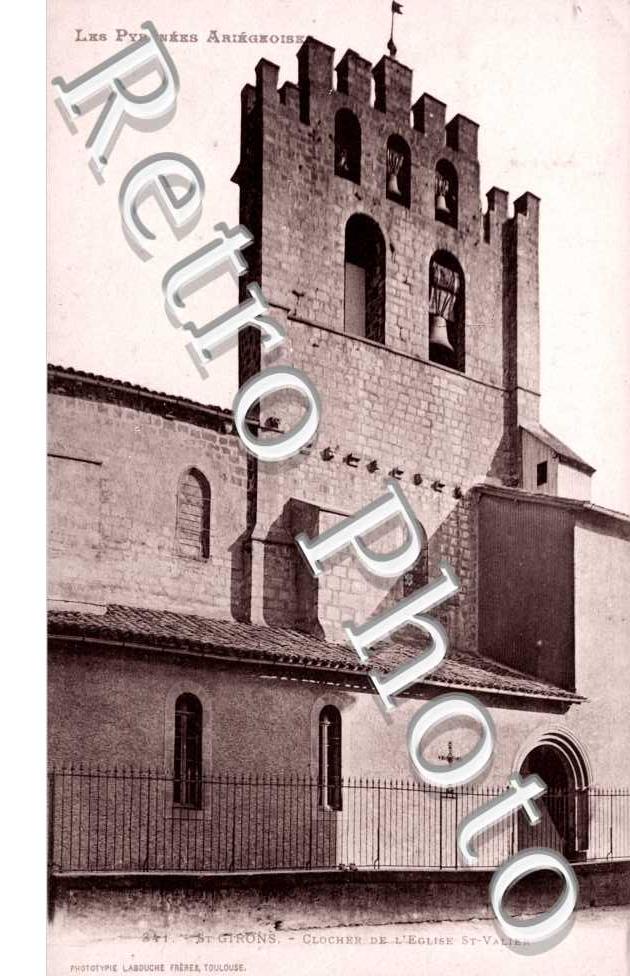 clocher de l'eglise Saint-Valier