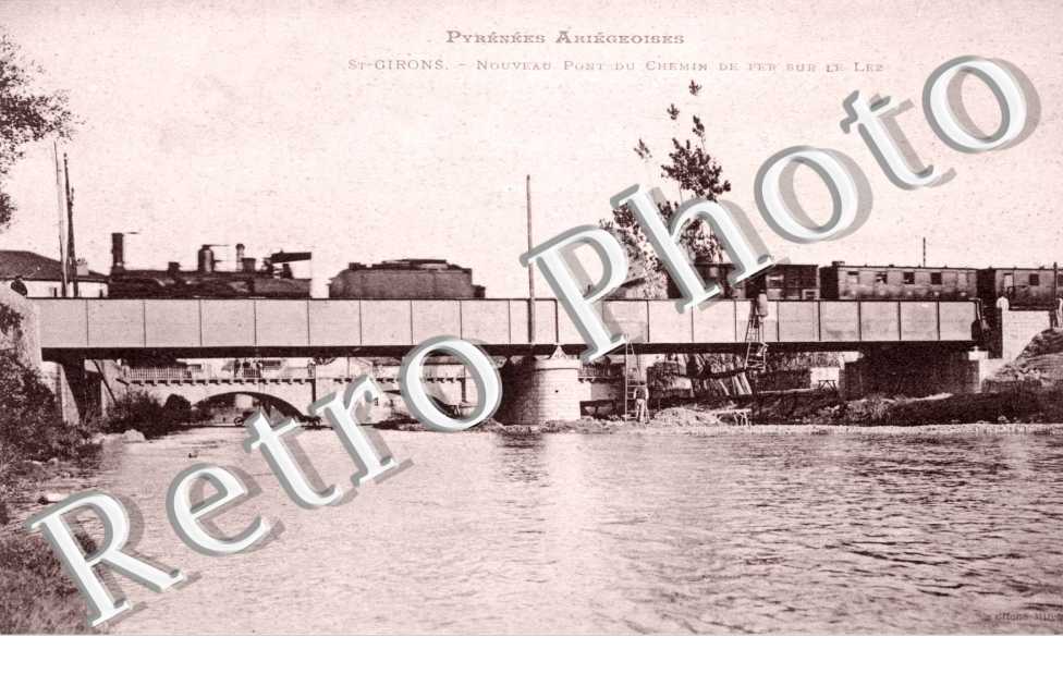 nouveau pont du chemin de fer sur le Lez