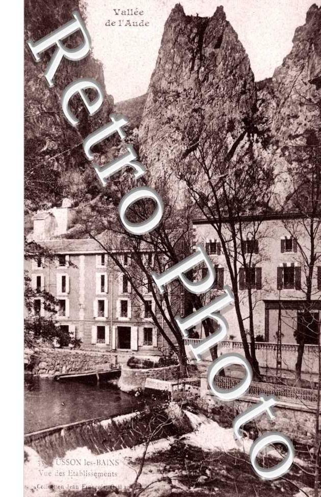 Usson-les-Bains, vue des etablissements
