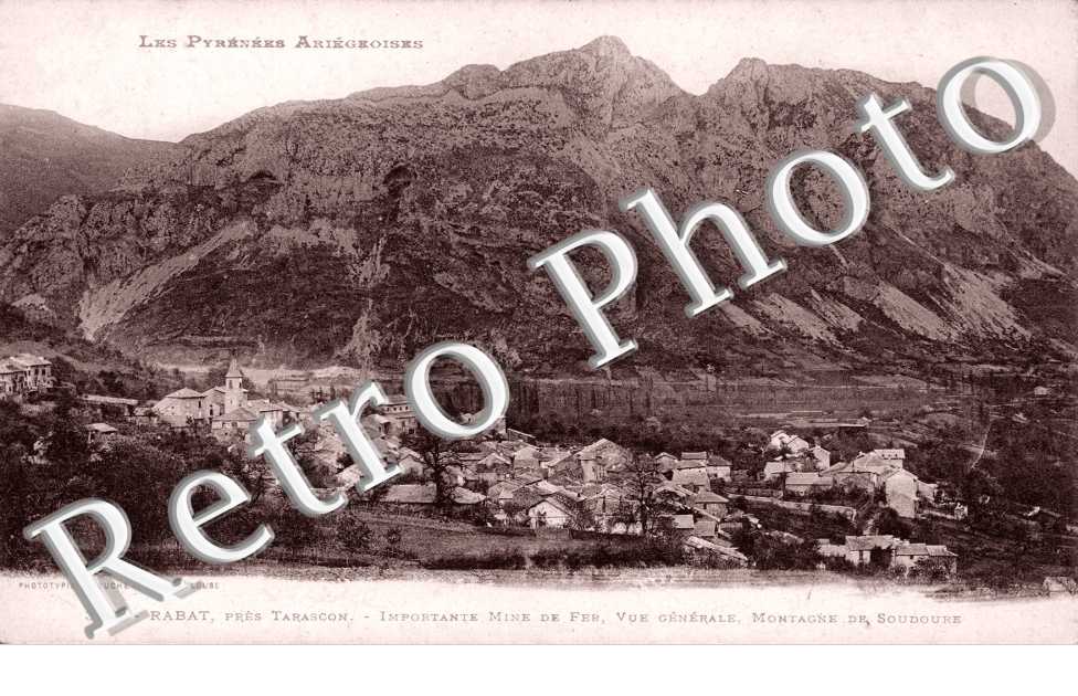 importante mine de fer, vue generale, montagne de Soudoure