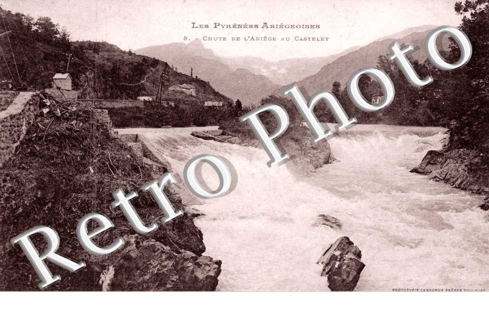 chute de l'Ariege au Castelet