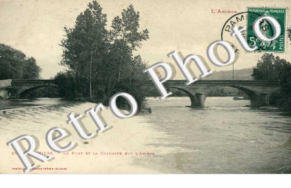 le pont et la chaussee sur l'Ariege