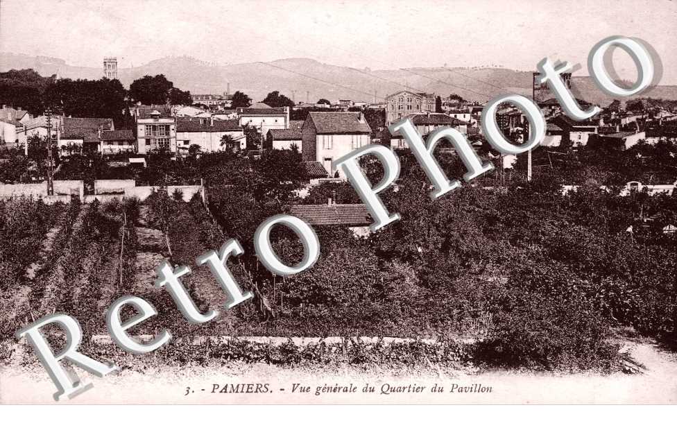 Vue generale du quartier du pavillon