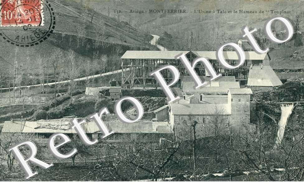 l'usine a talc et le hameau de Toupinat