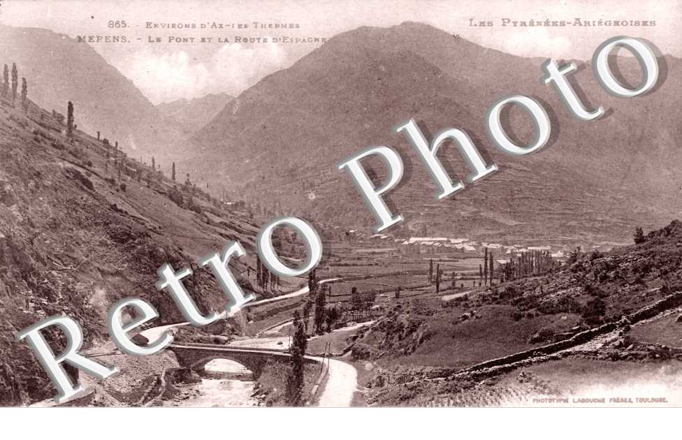 le pont et la route d'Espagne