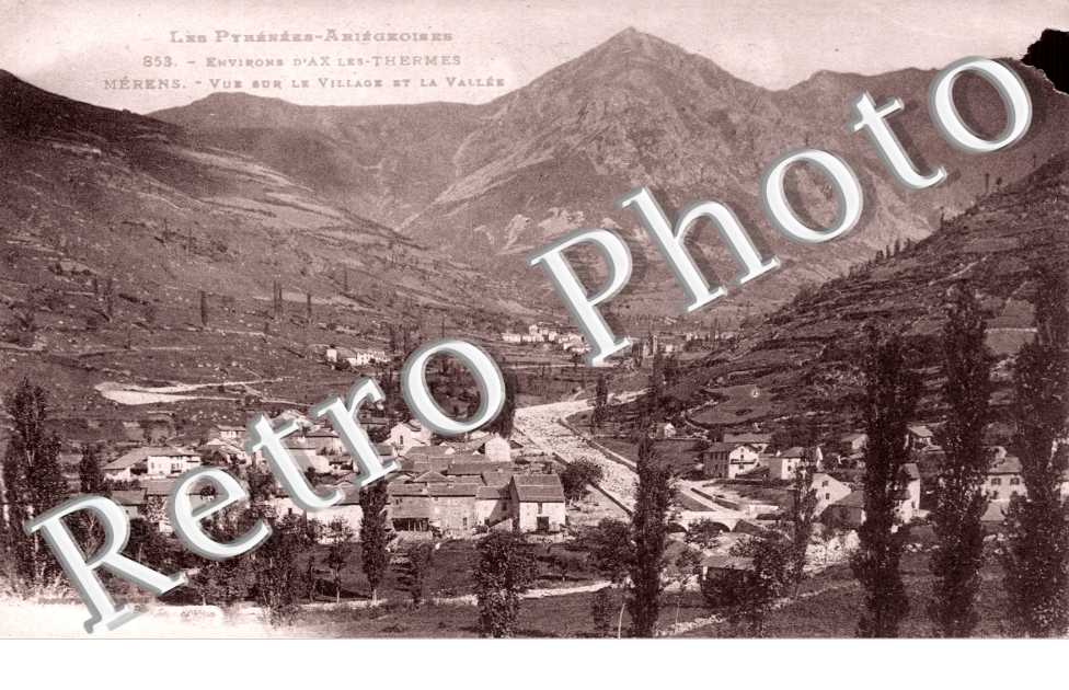 vue sur le village et la vallee