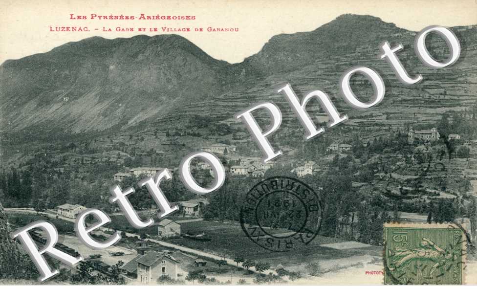 la gare et le village de Garanou