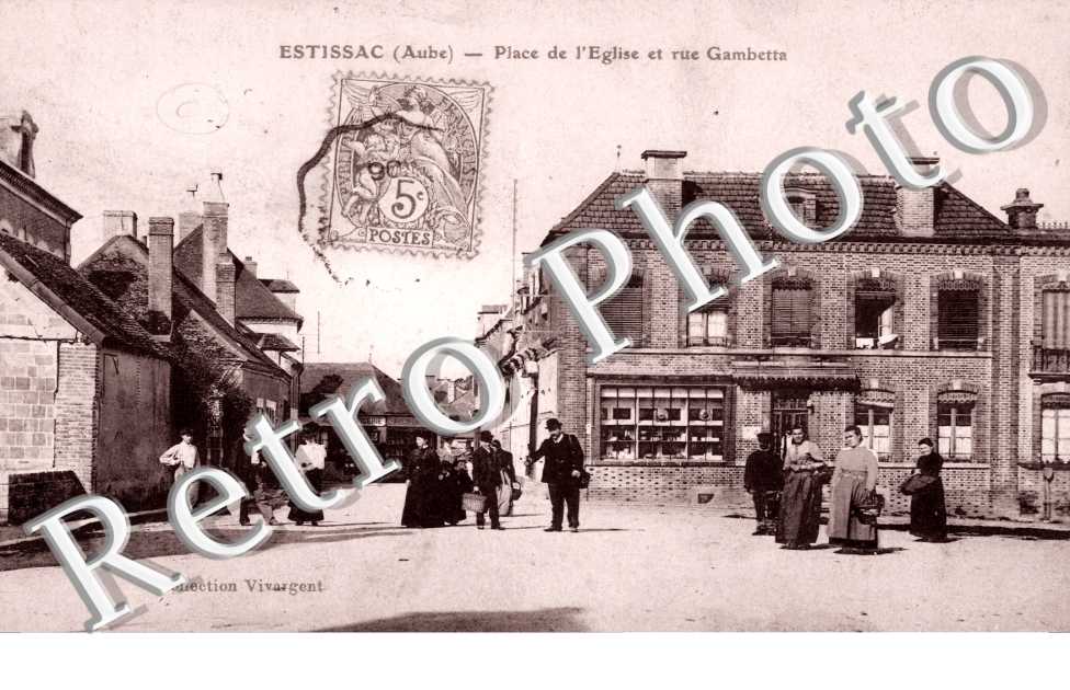 place de l'eglise et rue Gambetta