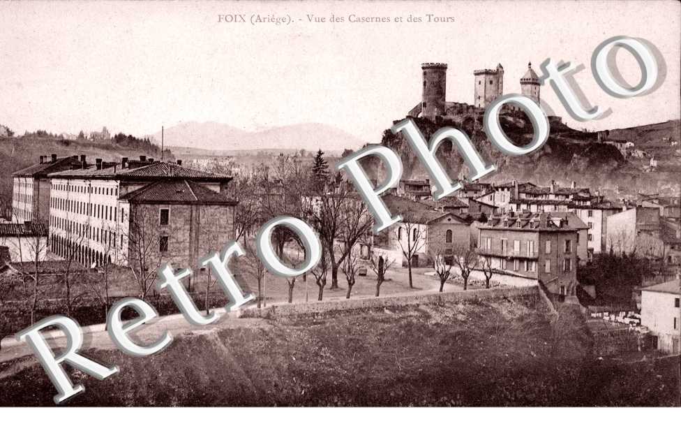 vue des casernes et des tours