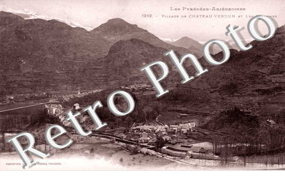 village de Chateau-Verdun et les Cabannes