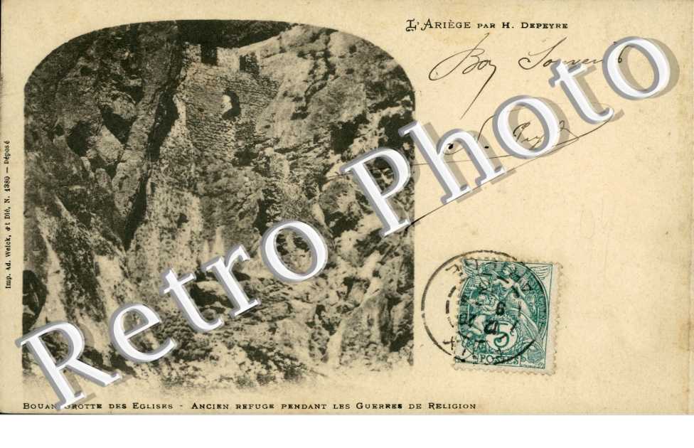 grotte des eglises, ancien refuge pendant les guerres de religion