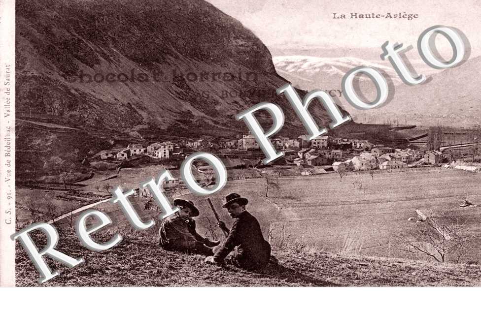 la Haute-Ariege Vue de Bedeilhac Vallee de Saurat