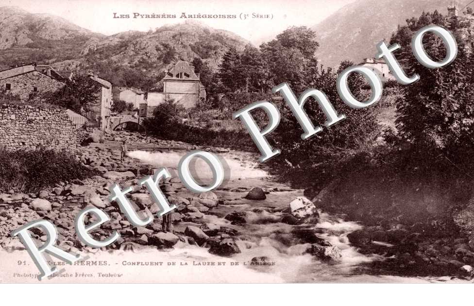 confluent de la Lauze et de l'Ariege
