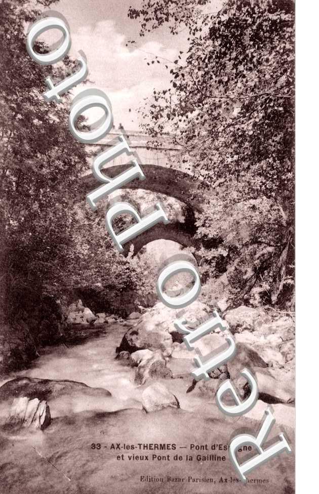 Pont d'Espagne et vieux pont de la Gailline