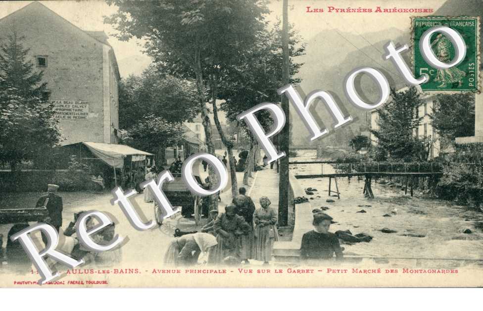 Avenue principale vue sur le Garbet Petit marche des montagnards