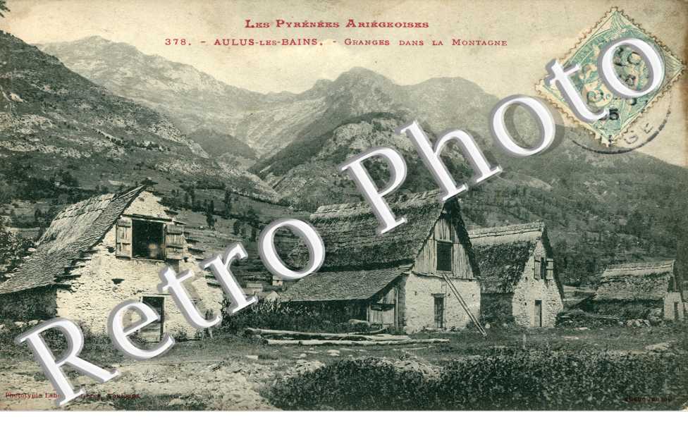 granges dans la montagne
